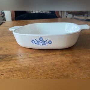 Vintage Blue Cornflower Corning Ware Casserale Dish
